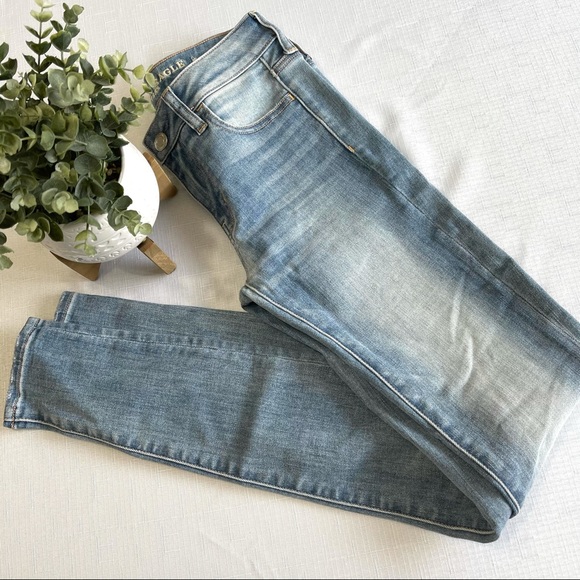 American Eagle Jegging Super Stretch 4 X-Long blue - Picture 10 of 12
